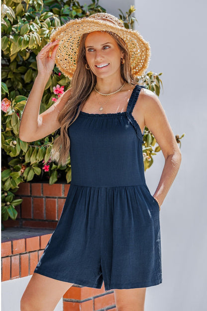 Shania Blaue Romper - Livezo
