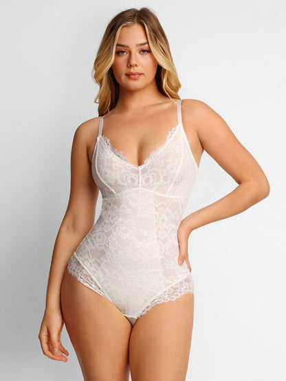 Shapewear Spitze Deep - V - Ausschnitt Body oder Faux - Leder - Röcke - Livezo