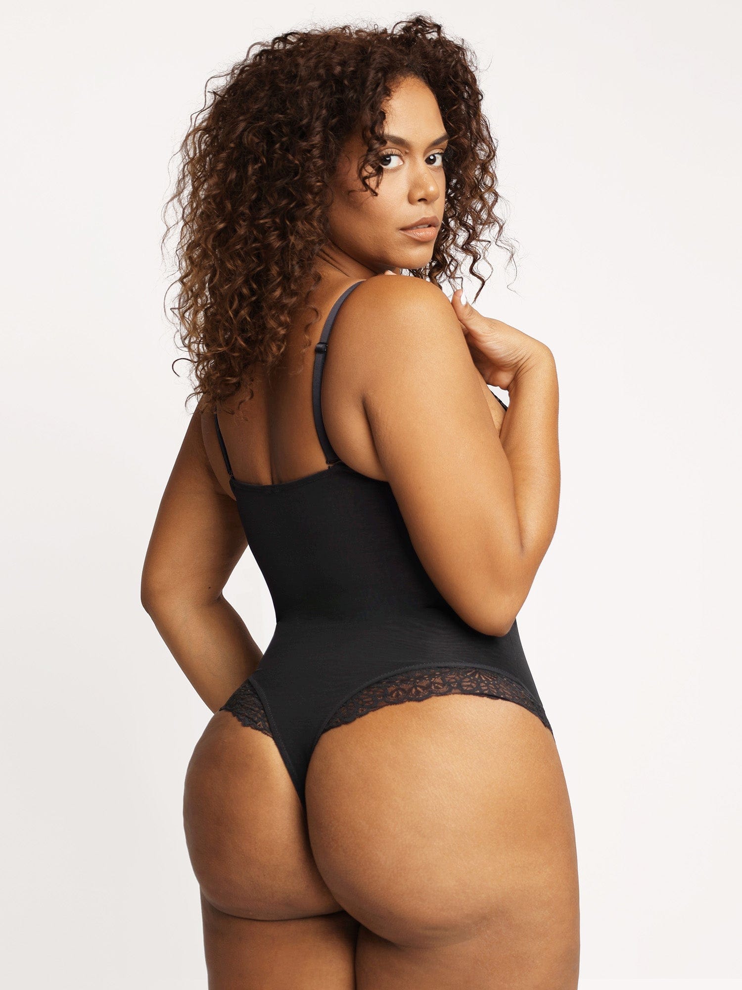 Shapewear Spitze Deep - V - Ausschnitt Body oder Faux - Leder - Röcke - Livezo
