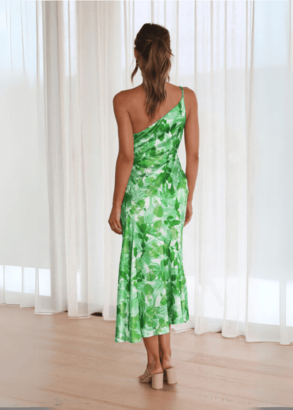 Sienna Elegant One - Shoulder Dress - Livezo