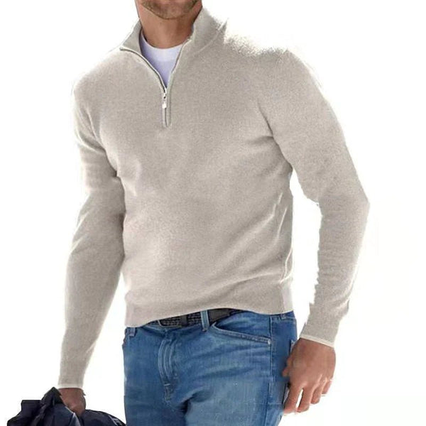 Simone - Herren Pullover mit Reißverschluss - Livezo