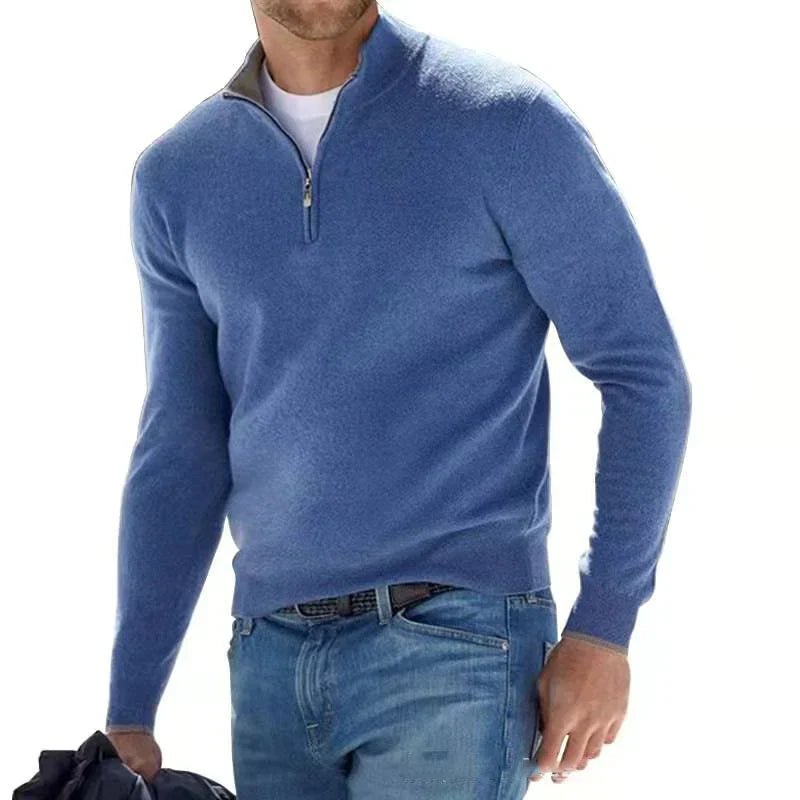 Simone - Herren Pullover mit Reißverschluss - Livezo