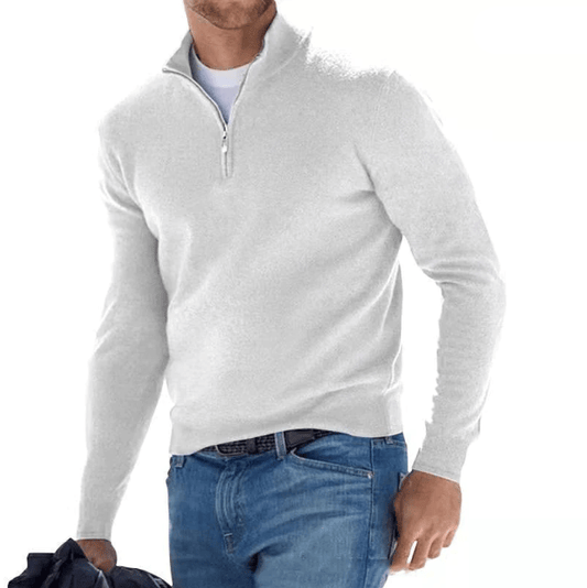 Simone - Herren Pullover mit Reißverschluss - Livezo