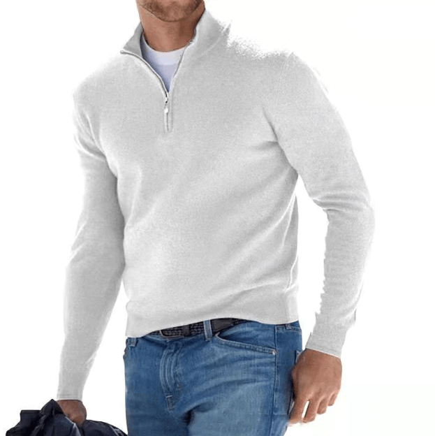 Simone - Herren Pullover mit Reißverschluss - Livezo