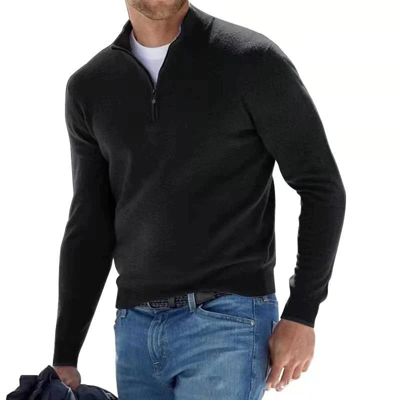 Simone - Herren Pullover mit Reißverschluss - Livezo