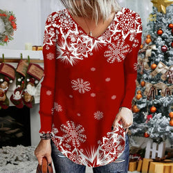 SnowGlow - Weihnachten Schneeflocke T-Shirt - Livezo
