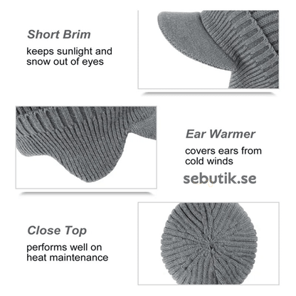 SnugEar Beanie | Outdoor Elastisch Warm Ohrenwärmer Strickmütze - Livezo