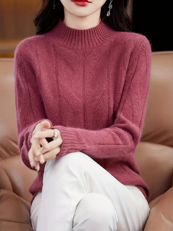 Sofie - Kuscheliger dicker Strickpullover für Damen – Vielseitig und stilvoll - Livezo