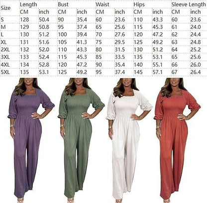 Solid Color Jumpsuit - Für den Alltagssti - Livezo