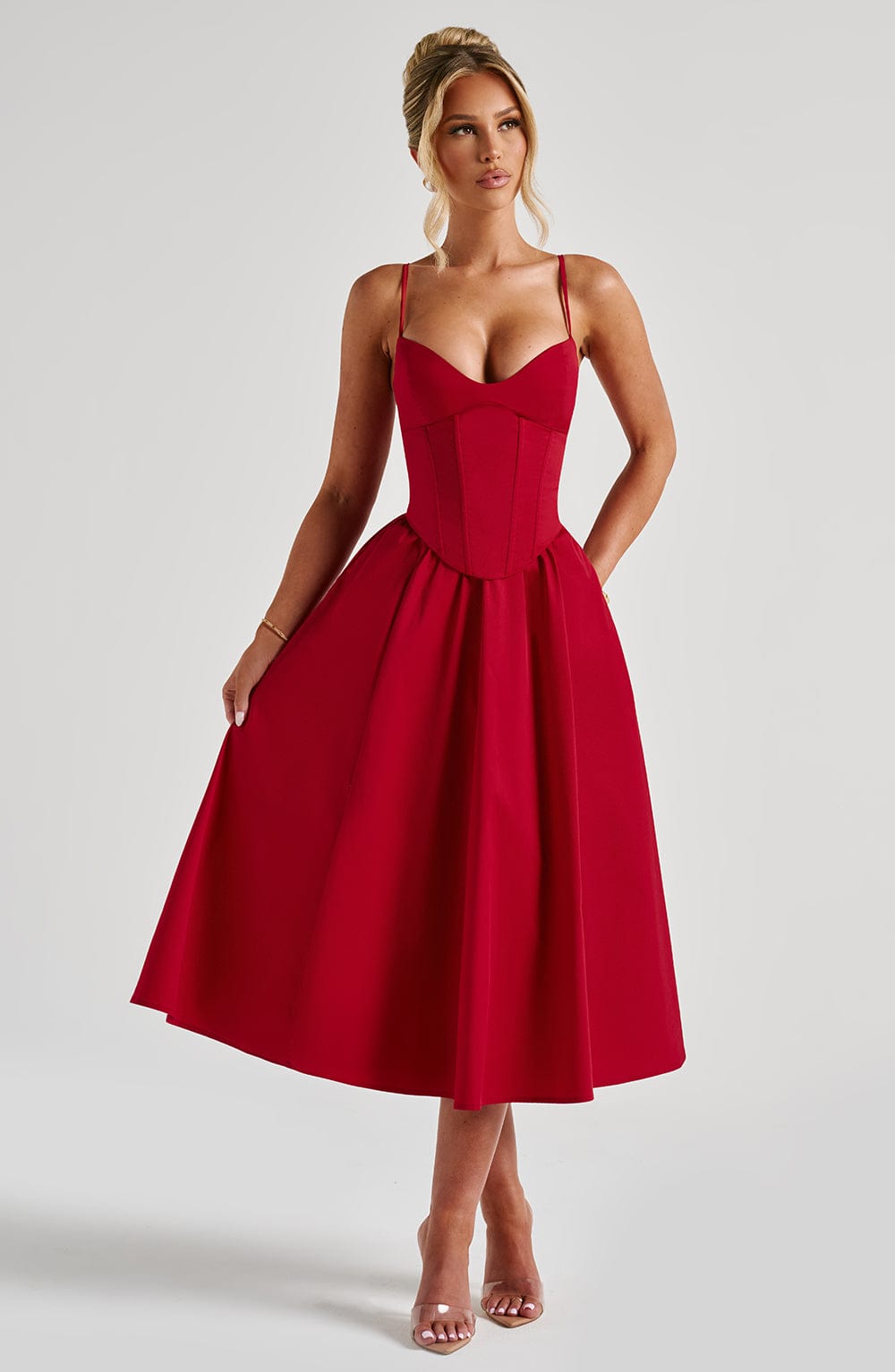 Solvienne - Midikleid – Perfekt, um einen großen Auftritt hinzulegen! - Livezo