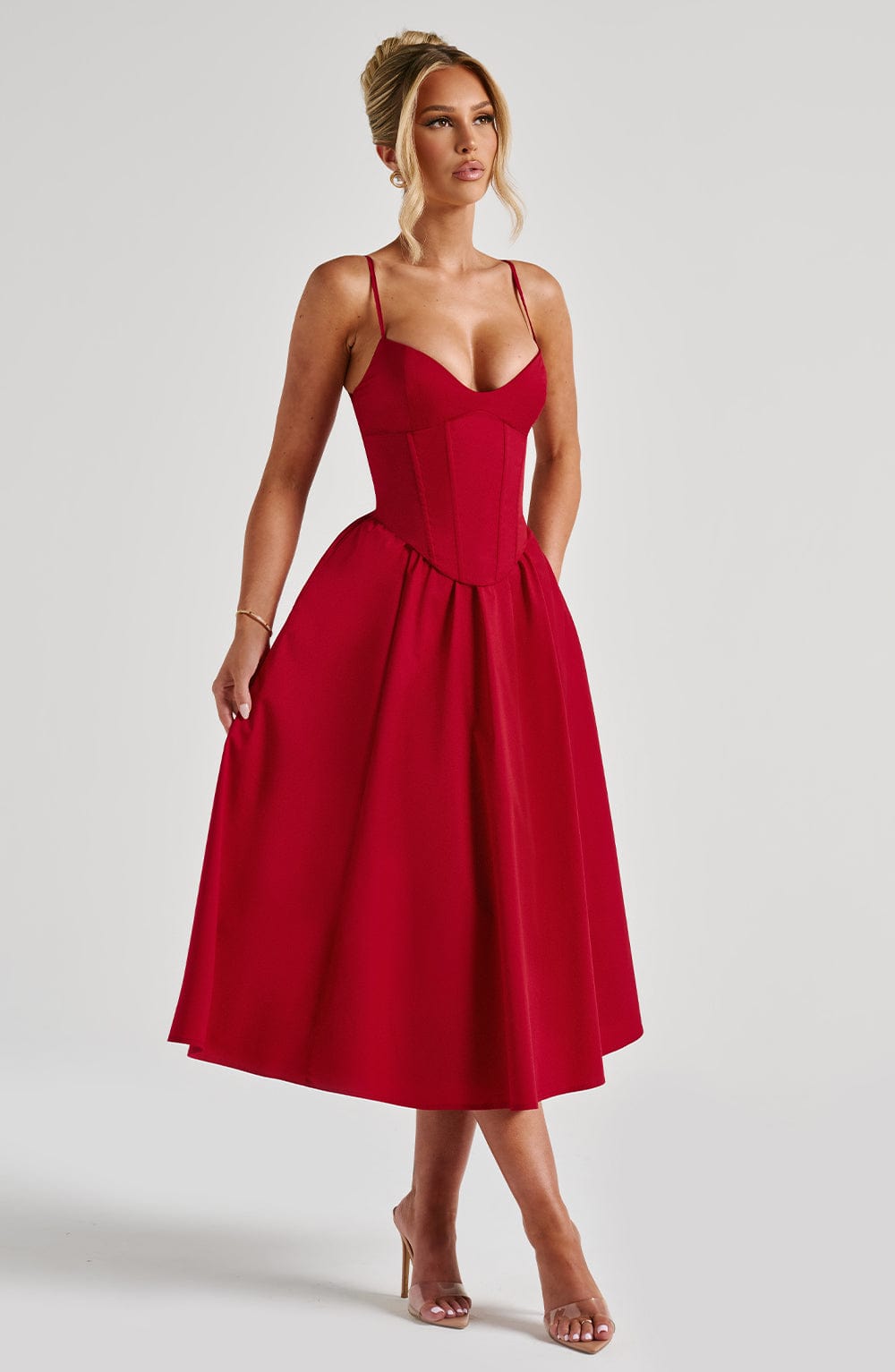 Solvienne - Midikleid – Perfekt, um einen großen Auftritt hinzulegen! - Livezo