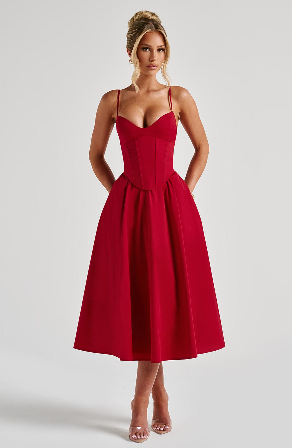 Solvienne - Midikleid – Perfekt, um einen großen Auftritt hinzulegen! - Livezo