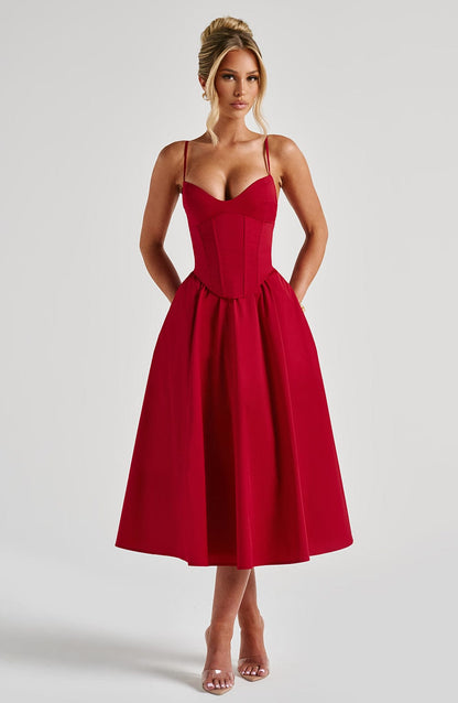Solvienne - Midikleid – Perfekt, um einen großen Auftritt hinzulegen! - Livezo