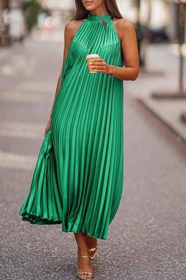 ☀️ Sonnenverwöhnter Komfort | Fließendes Ärmelloses Sommerkleid ☀️ - Livezo