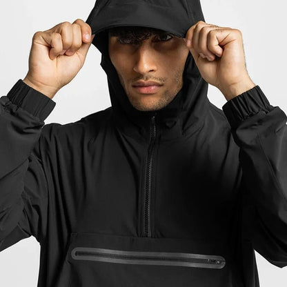 Sporty Anorak Jacket with Front Zipper - Harren Cole