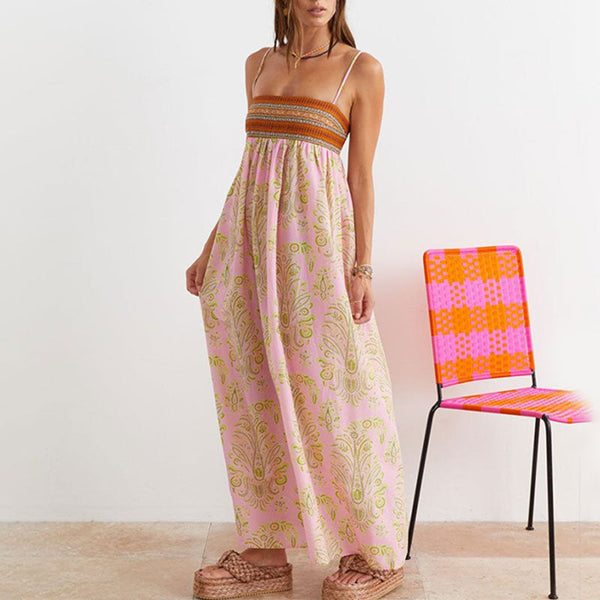 LucaFerre Maxikleid mit lässigem Print