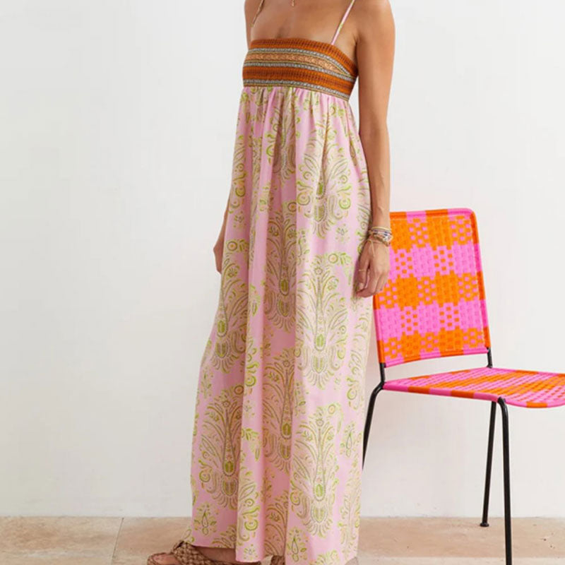 LucaFerre Maxikleid mit lässigem Print