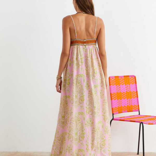 LucaFerre Maxikleid mit lässigem Print