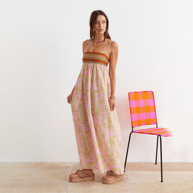 LucaFerre Maxikleid mit lässigem Print