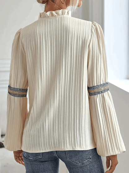 Susanne - Elegante Bluse mit Puffärmeln - Livezo