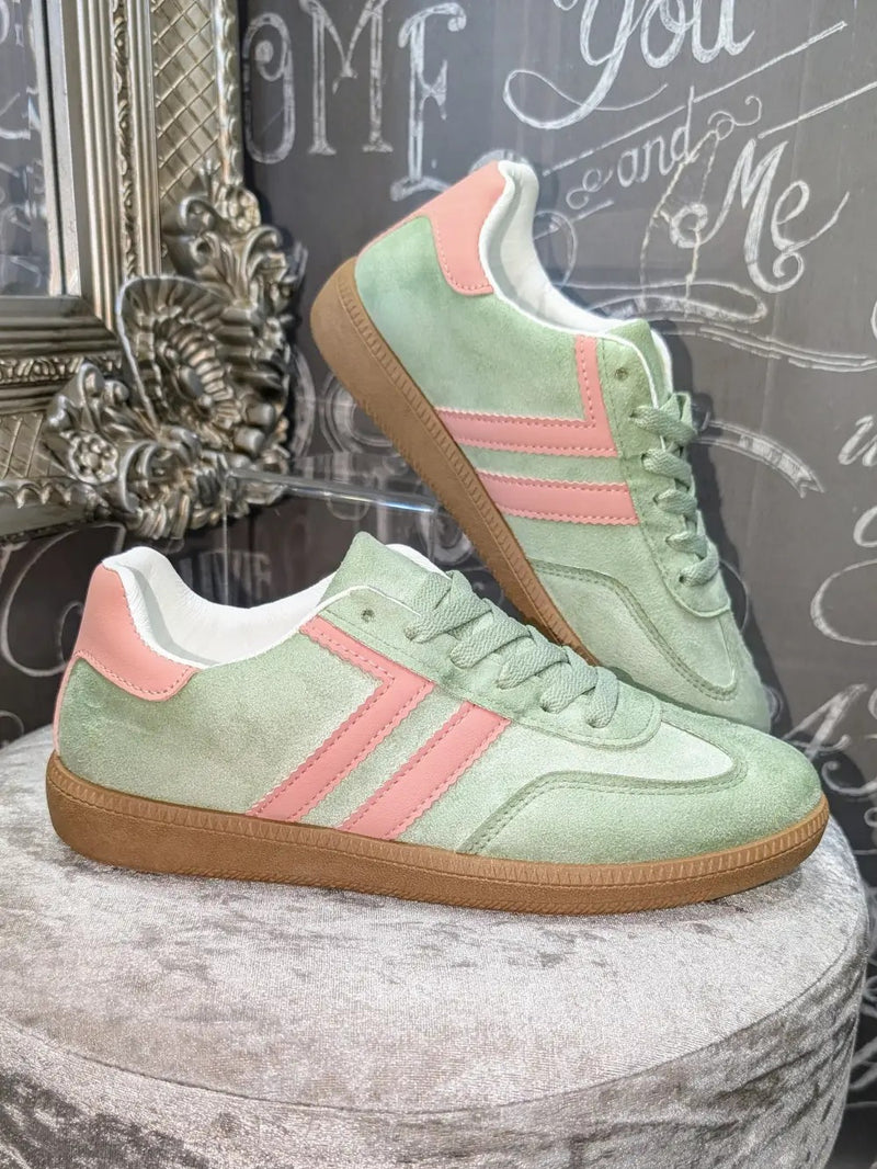 Winona Retro-Sneakern in Mintgrün