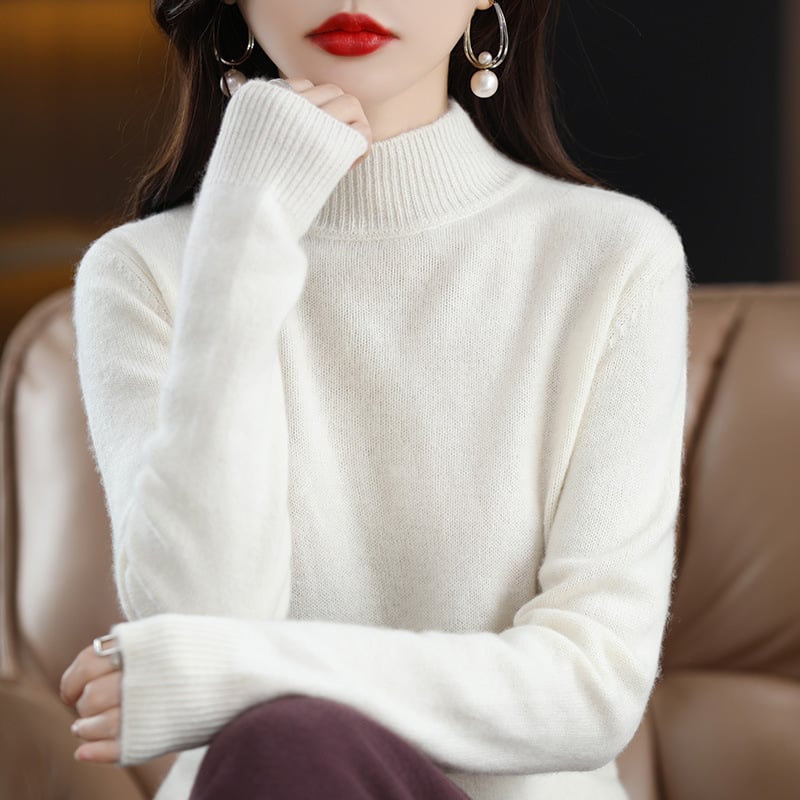 Theresa - Bequemes Sweatshirt mit hohem Halsausschnitt - Livezo