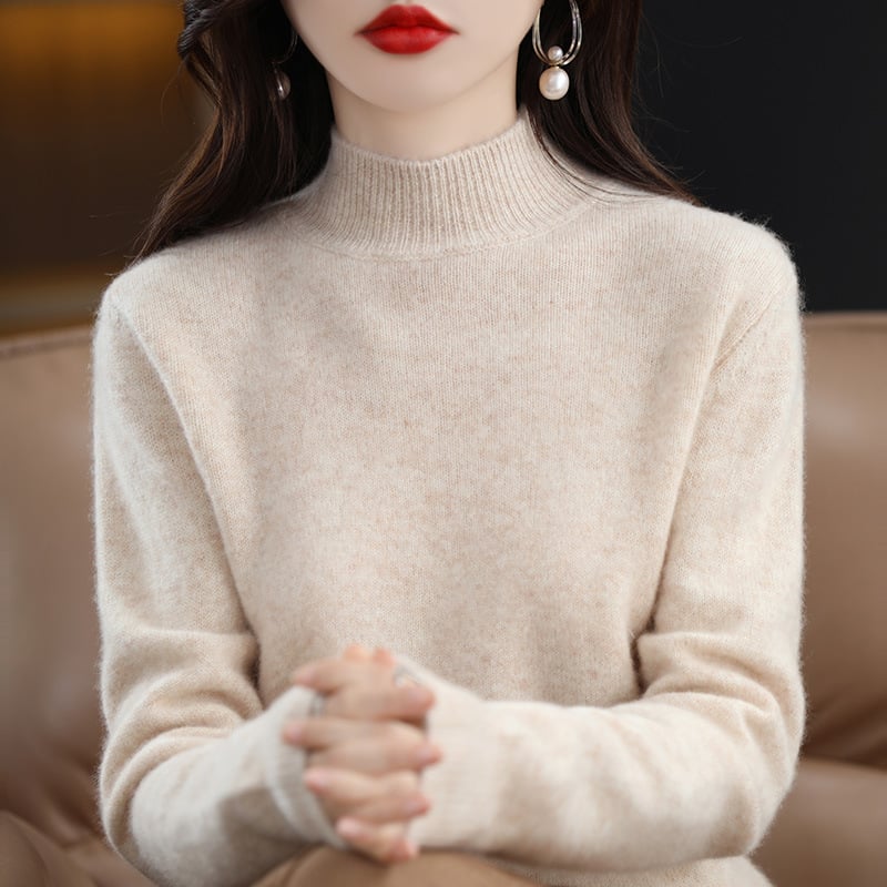 Theresa - Bequemes Sweatshirt mit hohem Halsausschnitt - Livezo