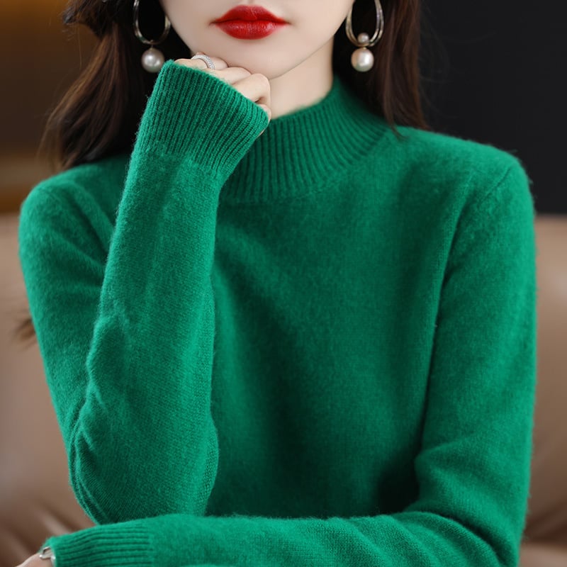 Theresa - Bequemes Sweatshirt mit hohem Halsausschnitt - Livezo