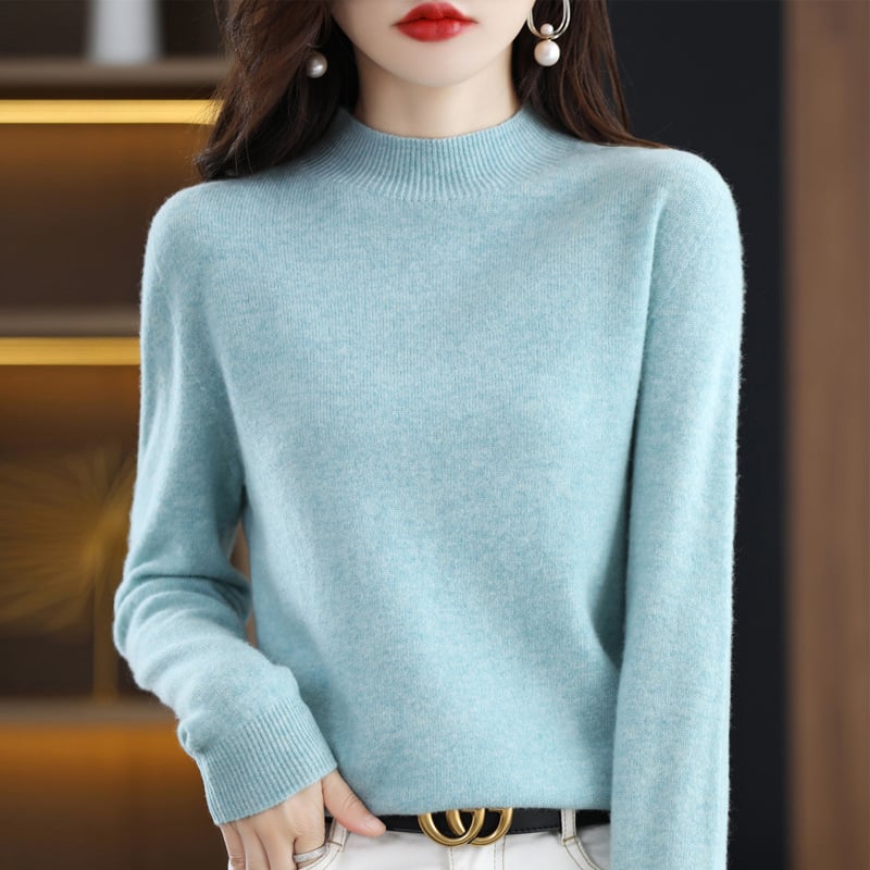 Theresa - Bequemes Sweatshirt mit hohem Halsausschnitt - Livezo