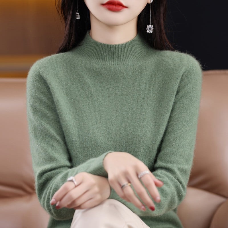Theresa - Bequemes Sweatshirt mit hohem Halsausschnitt - Livezo