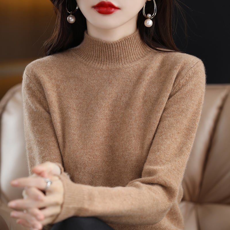 Theresa - Bequemes Sweatshirt mit hohem Halsausschnitt - Livezo