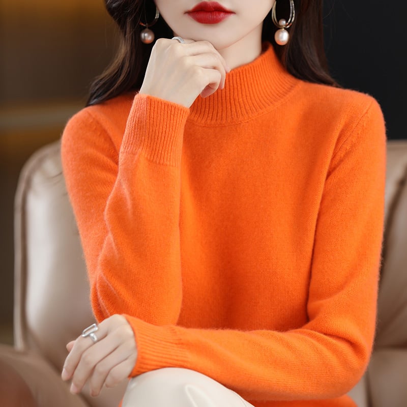 Theresa - Bequemes Sweatshirt mit hohem Halsausschnitt - Livezo