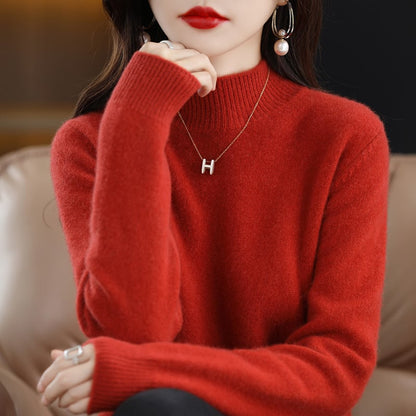 Theresa - Bequemes Sweatshirt mit hohem Halsausschnitt - Livezo