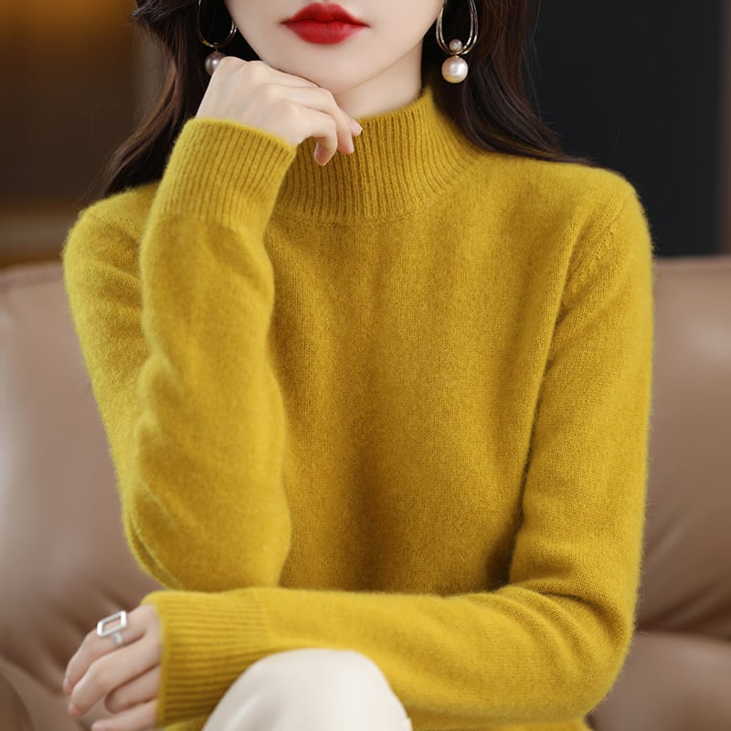 Theresa - Bequemes Sweatshirt mit hohem Halsausschnitt - Livezo