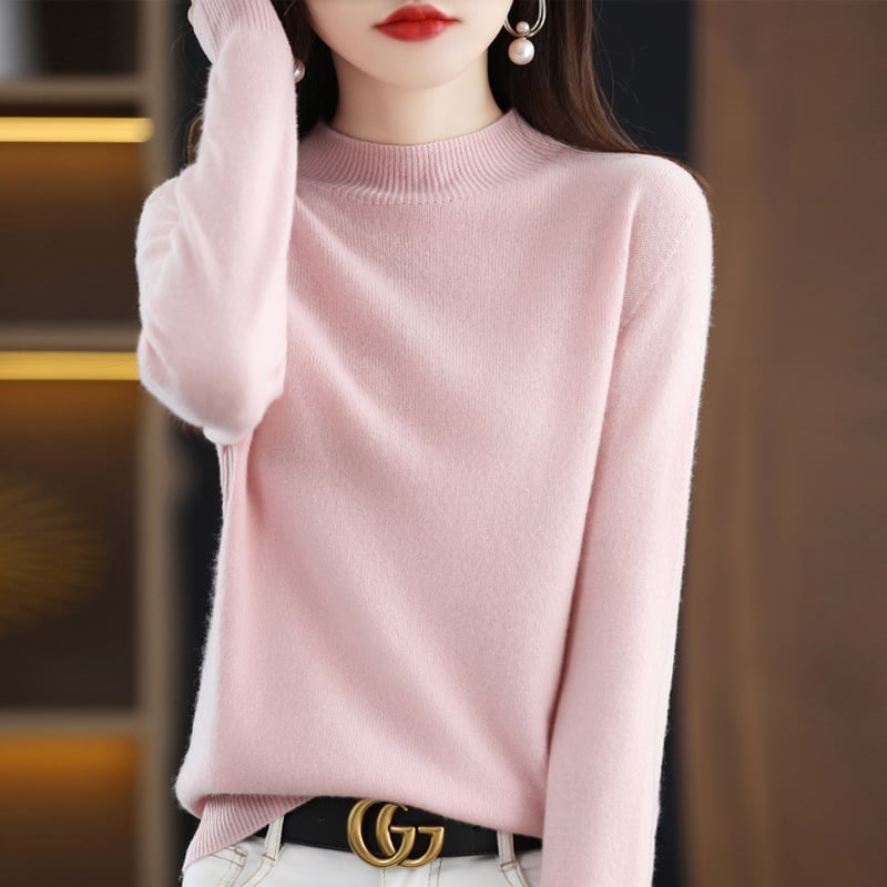 Theresa - Bequemes Sweatshirt mit hohem Halsausschnitt - Livezo