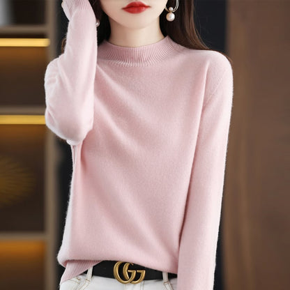 Theresa - Bequemes Sweatshirt mit hohem Halsausschnitt - Livezo