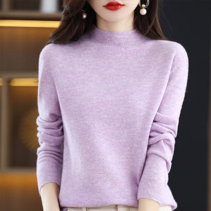 Theresa - Bequemes Sweatshirt mit hohem Halsausschnitt - Livezo