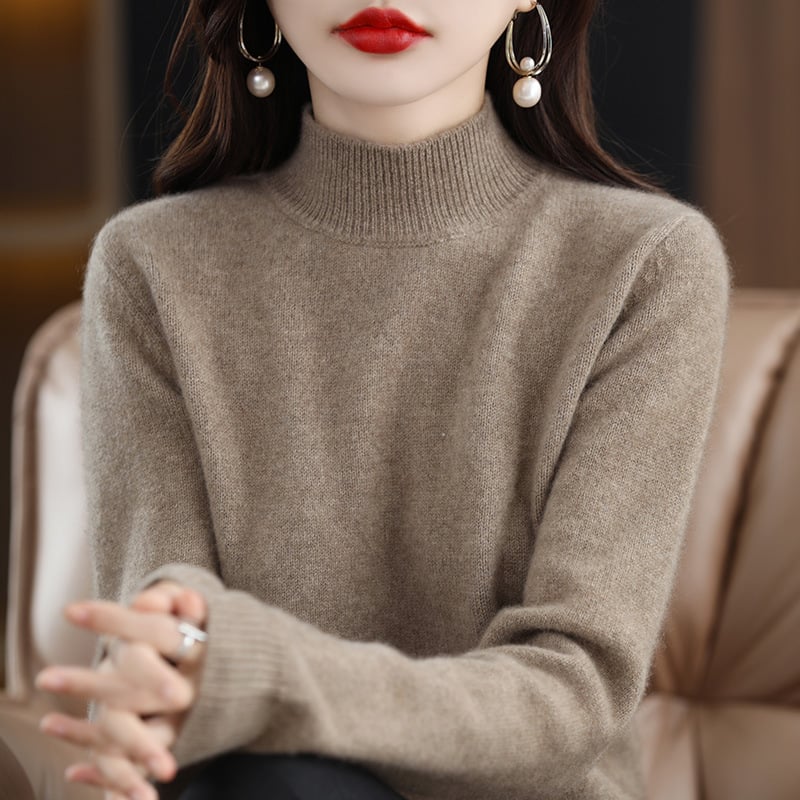 Theresa - Bequemes Sweatshirt mit hohem Halsausschnitt - Livezo