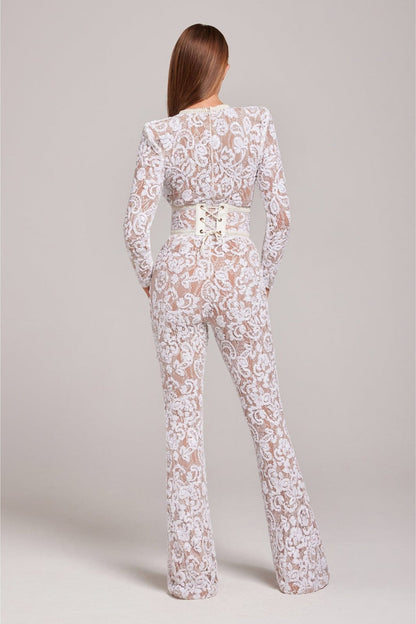 Tonifa - Eleganter Spitzen Jumpsuit - Livezo