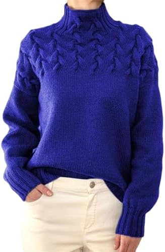Turtleneck Sweater - Eingehüllt in Wärme, mühelos gestylt - Livezo