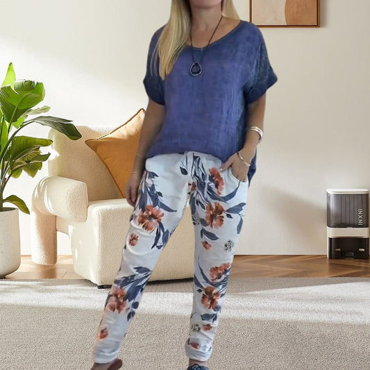 Two - Piece Floral Set - Florale Eleganz, die begeistert - Livezo
