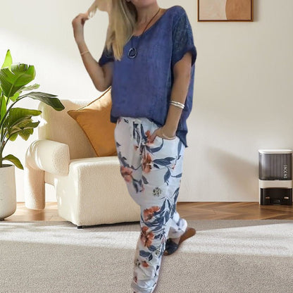 Two - Piece Floral Set - Florale Eleganz, die begeistert - Livezo