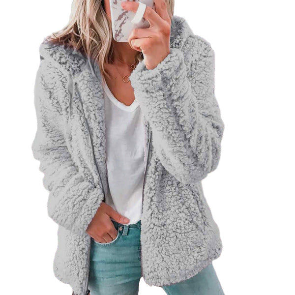 Ulla - Warmer Teddy Fleece Plüschmantel für Damen – Locker und Gemütlich