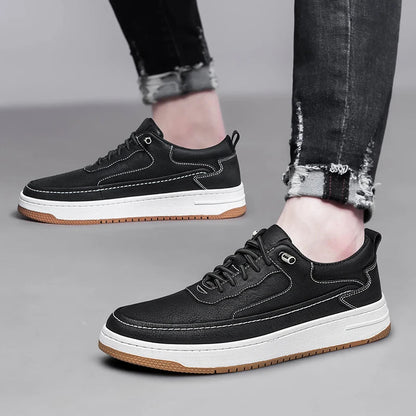 Urban Drop Men's Leather Sneakers - Harren Cole
