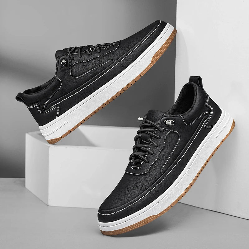 Urban Drop Men's Leather Sneakers - Harren Cole