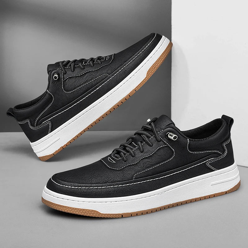 Urban Drop Men's Leather Sneakers - Harren Cole