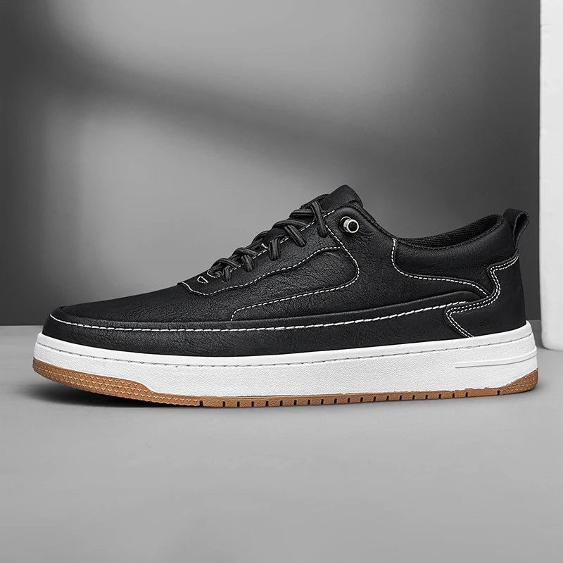 Urban Drop Men's Leather Sneakers - Harren Cole