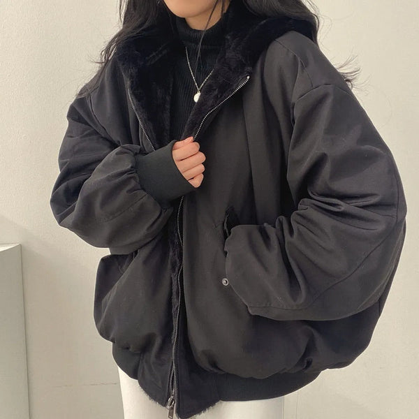 Inga - Bequeme doppellagige Winterjacke im koreanischen Stil