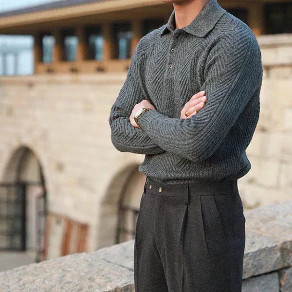 Vento Stylish Knitted Sweater - Wo Komfort auf Eleganz trifft - Livezo
