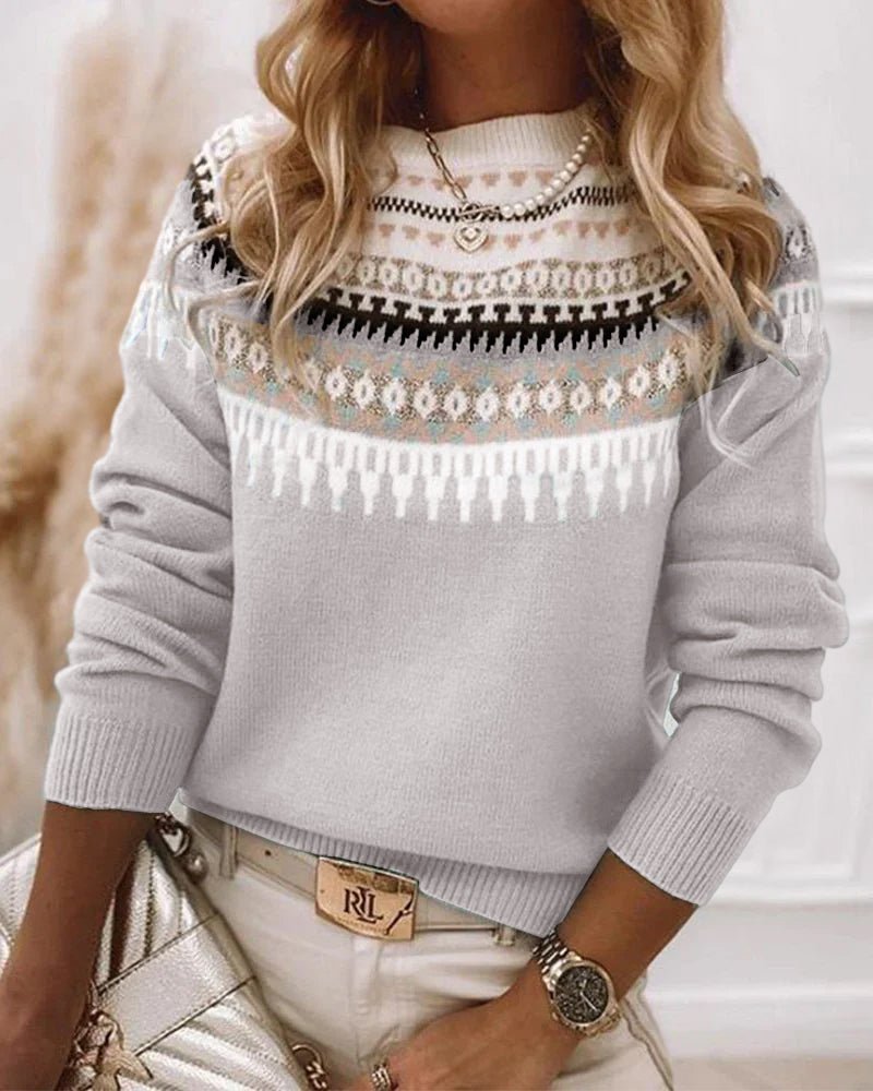 Verena - Lässiger Strickpullover - Livezo